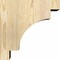 Ekena Millwork Mediterranean Rough Sawn Corbel, Douglas Fir, 6"W x 12"D x 12"H COR06X12X12MED00RDF - alternate 4